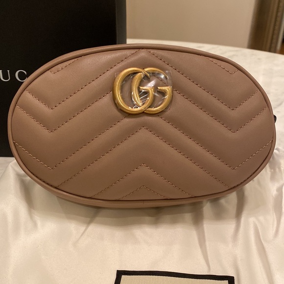 NWT GUCCI GG Marmont Matelasse Women’s Belt Bag 💕 - Picture 3 of 16